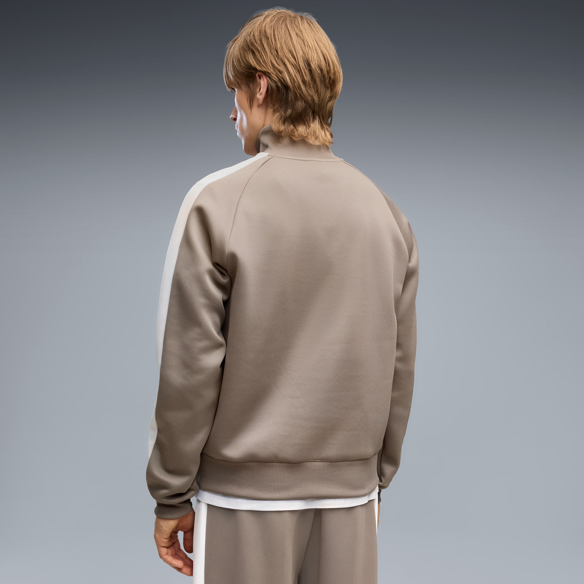 T7 Always On Trainingsjacke mit Reißverschluss bis zum Hals Herren - Mouse Gray