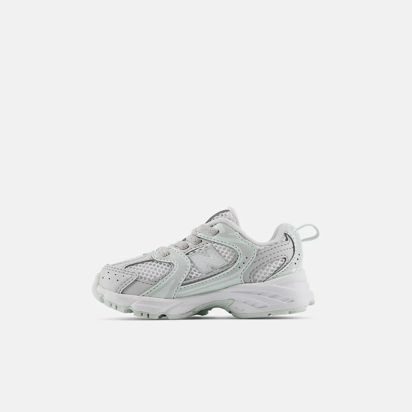 New Balance 530 BUNGEE LACE - GREY MATTER con MINT WATER - I5308UZ