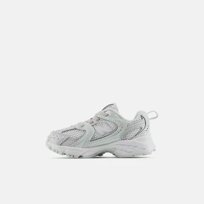 New Balance 530 BUNGEE LACE - GREY MATTER con MINT WATER - I5308UZ