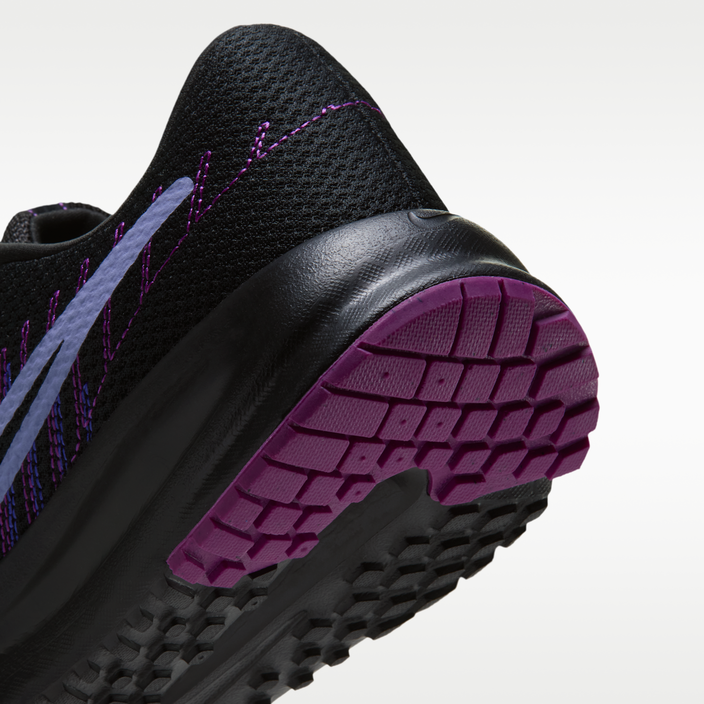Nike Run Defy - Μαύρο/Persian Violet/Vivid Purple/Purple Pulse - 8