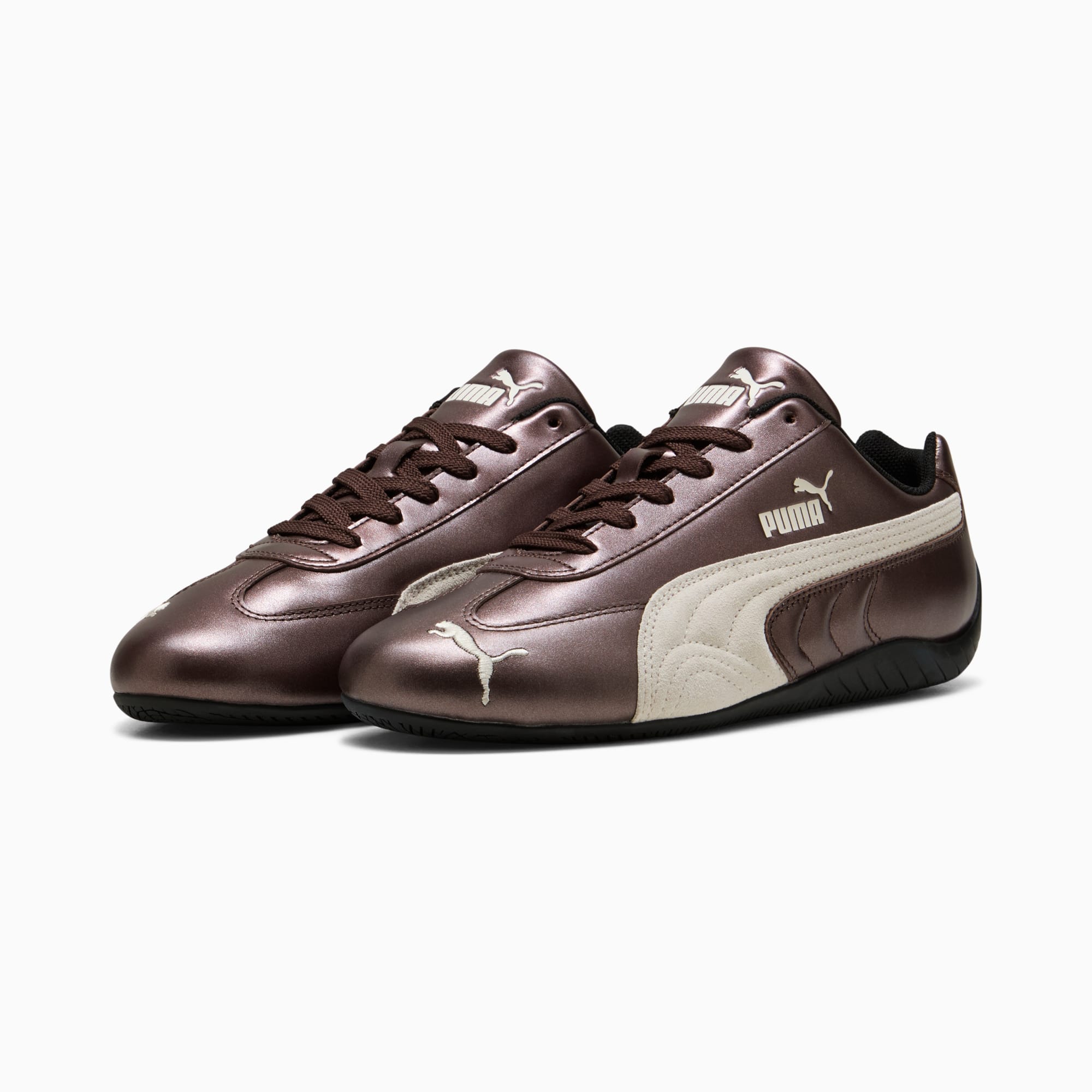 Speedcat Metallic Sneakers Unisex - Warm Brown-Warm White