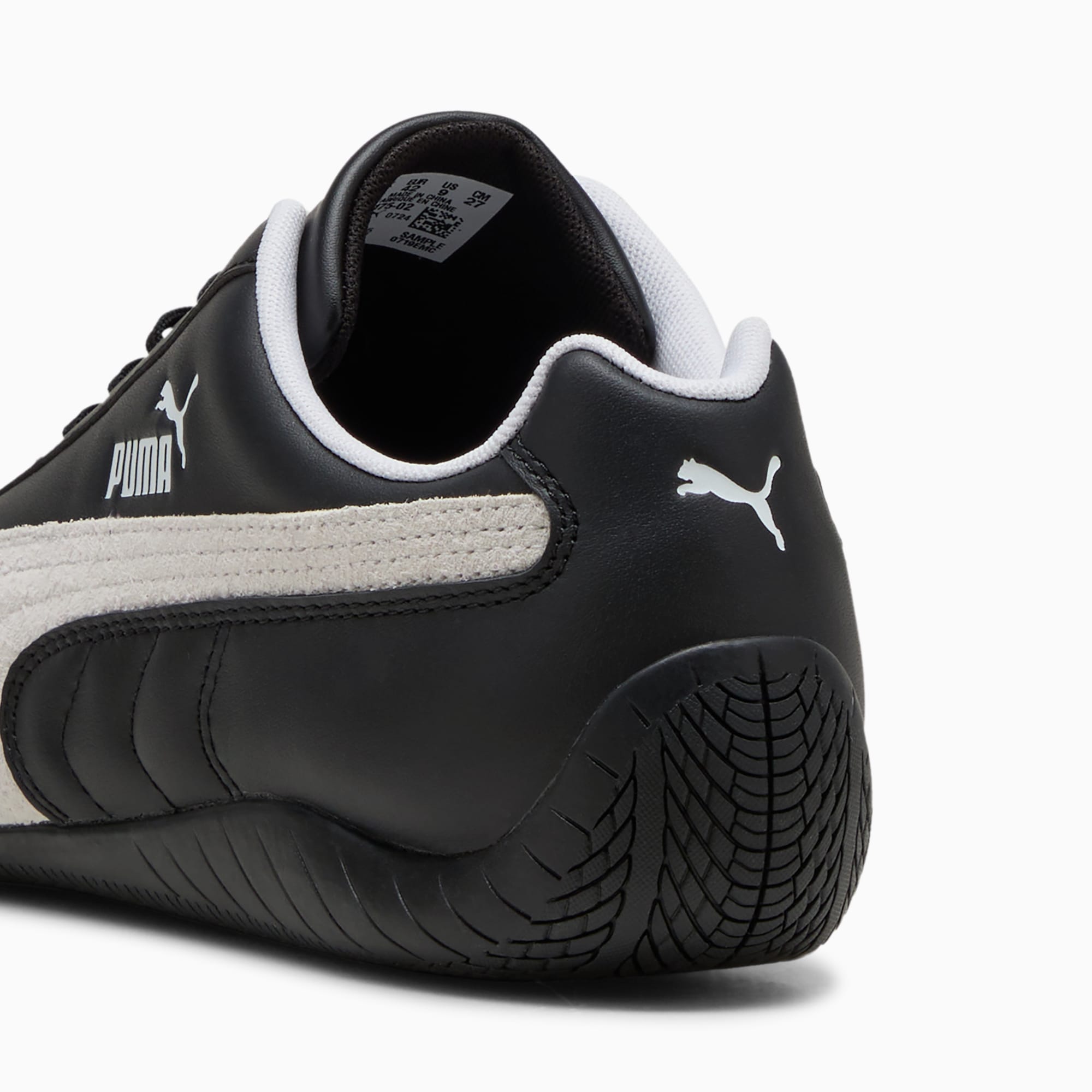 Speedcat Leather Sneakers Unisex - PUMA Black-PUMA White