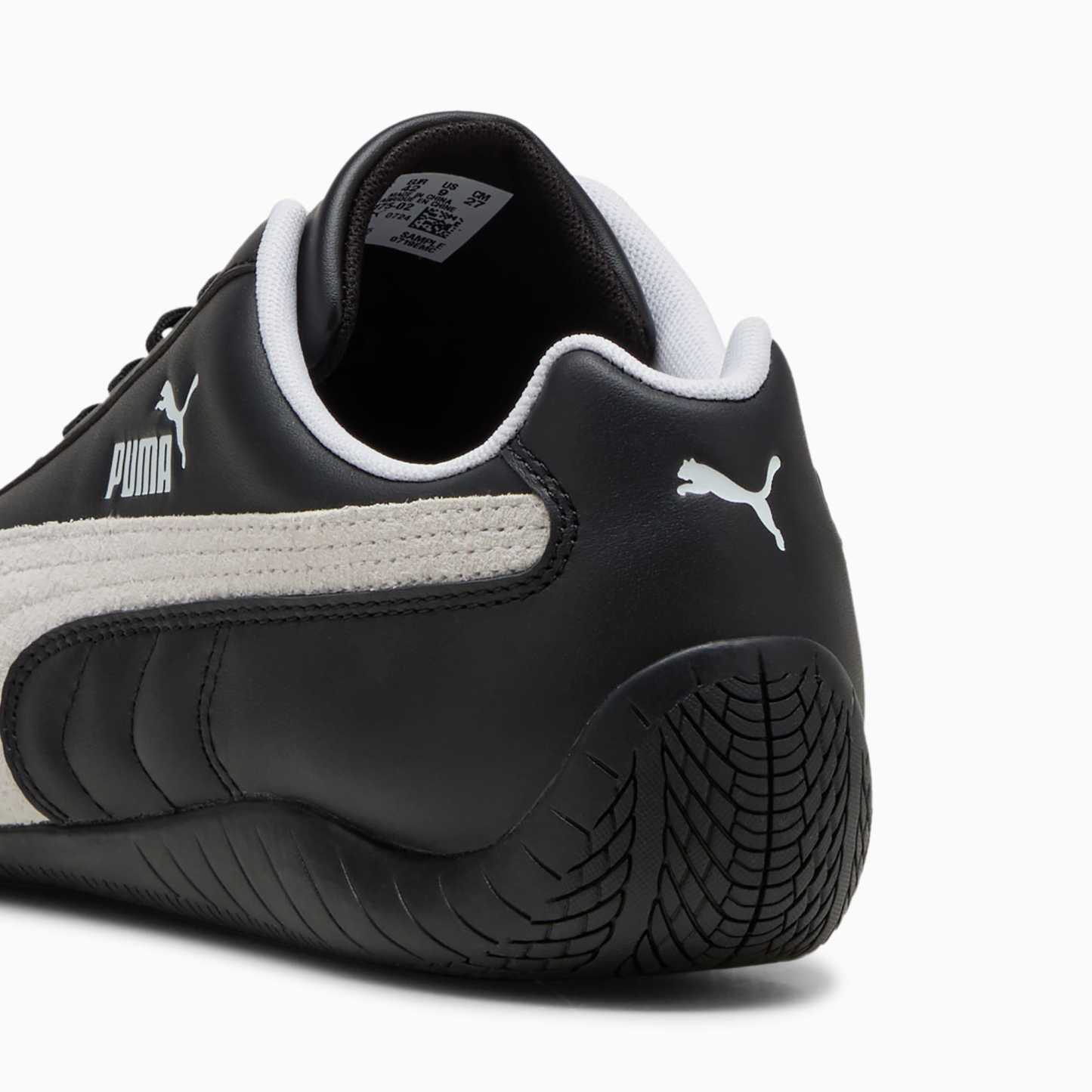 Speedcat Leather Sneakers Unisex - PUMA Black-PUMA White
