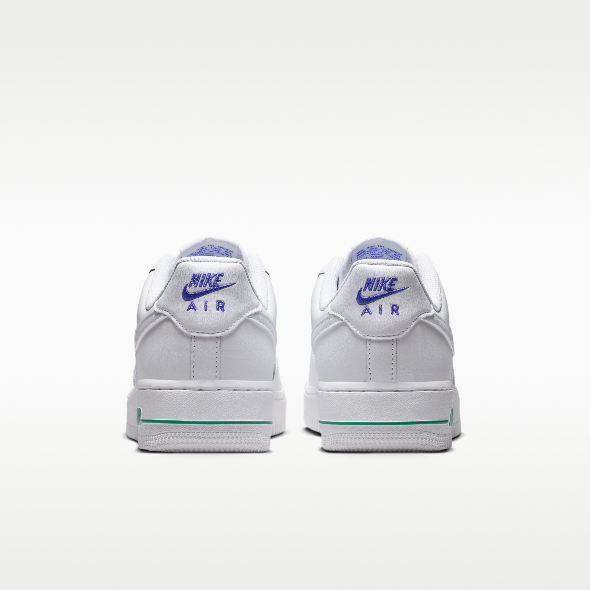 Nike Air Force 1 '07 - Λευκό/Persian Violet/Stadium Green/Λευκό - 6