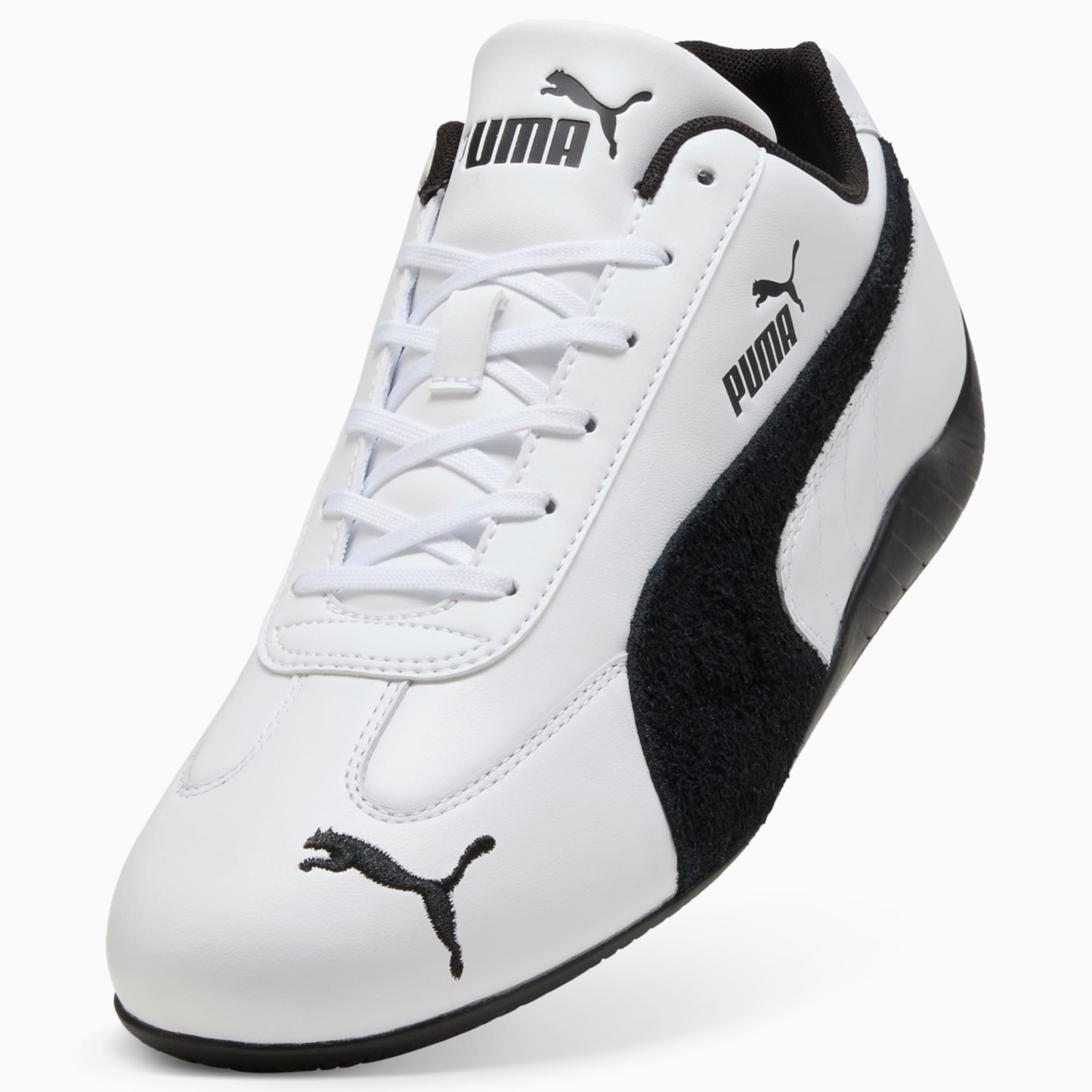 Speedcat Leather Sneakers Unisex - PUMA White-PUMA Black