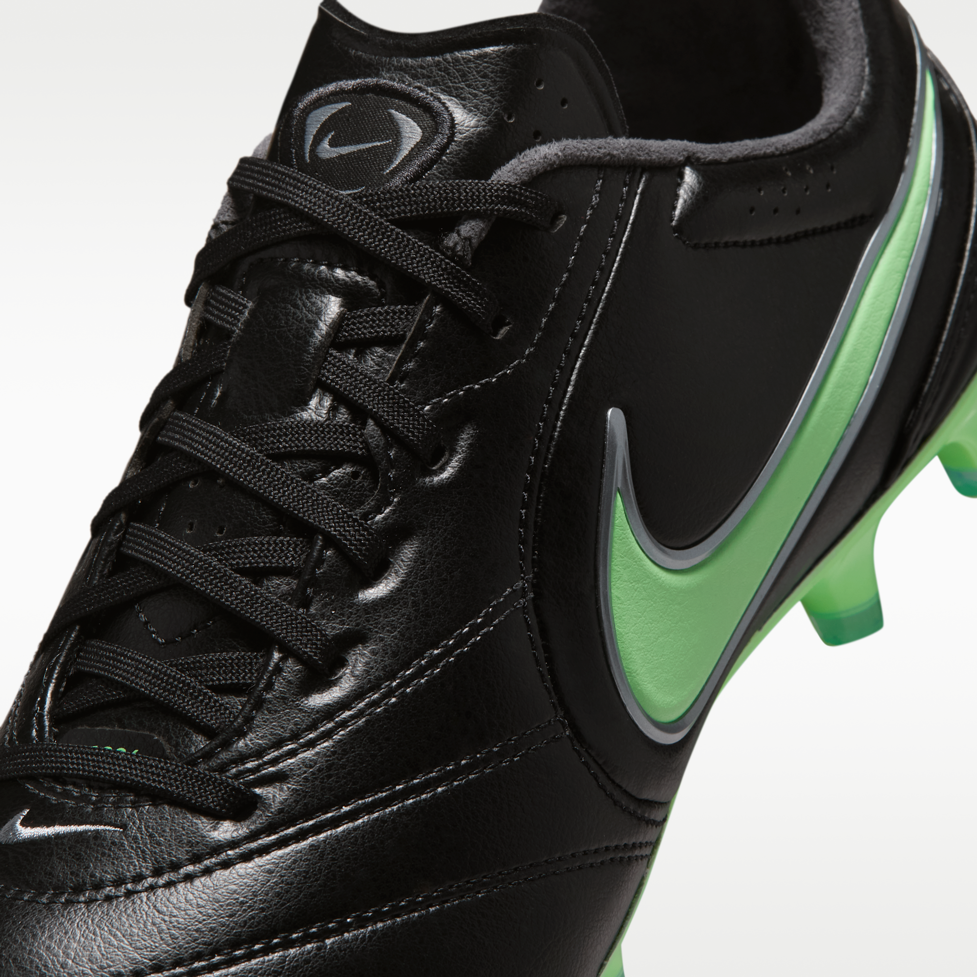 Nike Tiempo Ligera Pro - Μαύρο/Μαύρο/Illusion Green (HQ3158-002) - 8
