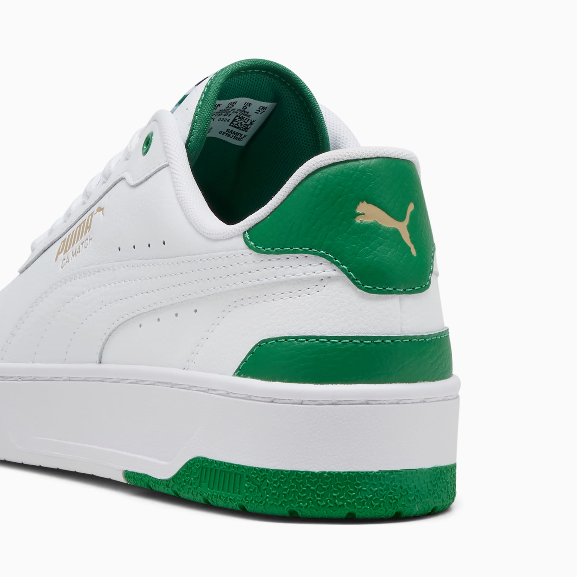 CA Match Sneakers - PUMA White-Archive Green