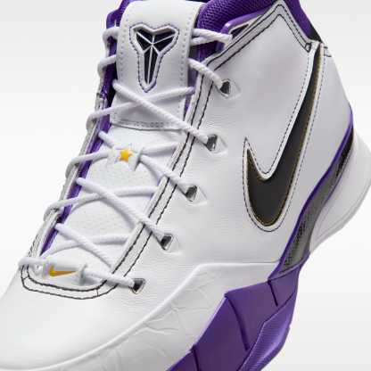 Kobe 1 Protro - Λευκό/Court Purple/Μαύρο - 7