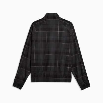 T7 Relaxed Tartan Trainingsjacke Herren - PUMA Black