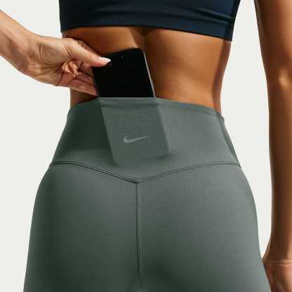 Nike Zenvy - Nike Zenvy Leggings in voller Länge mit hohem Bund und ohne Frontnaht (Damen)