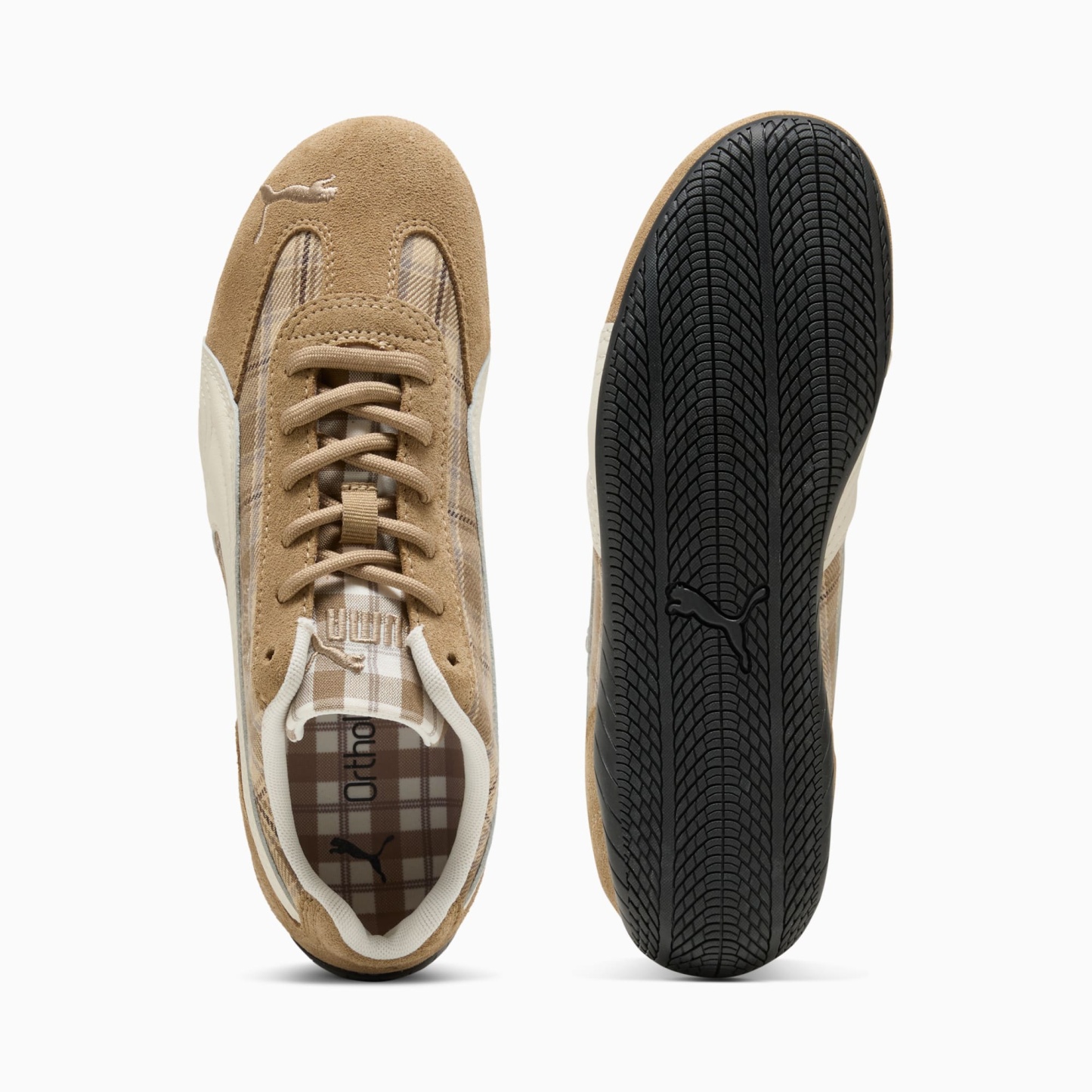Speedcat Patch Sneakers Unisex - Soft Taupe-Frosted Ivory