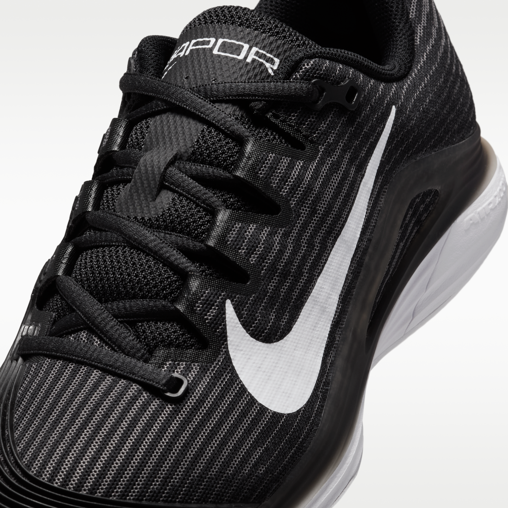 Nike Vapor 12 - Μαύρο/Dark Smoke Grey/Λευκό - 7