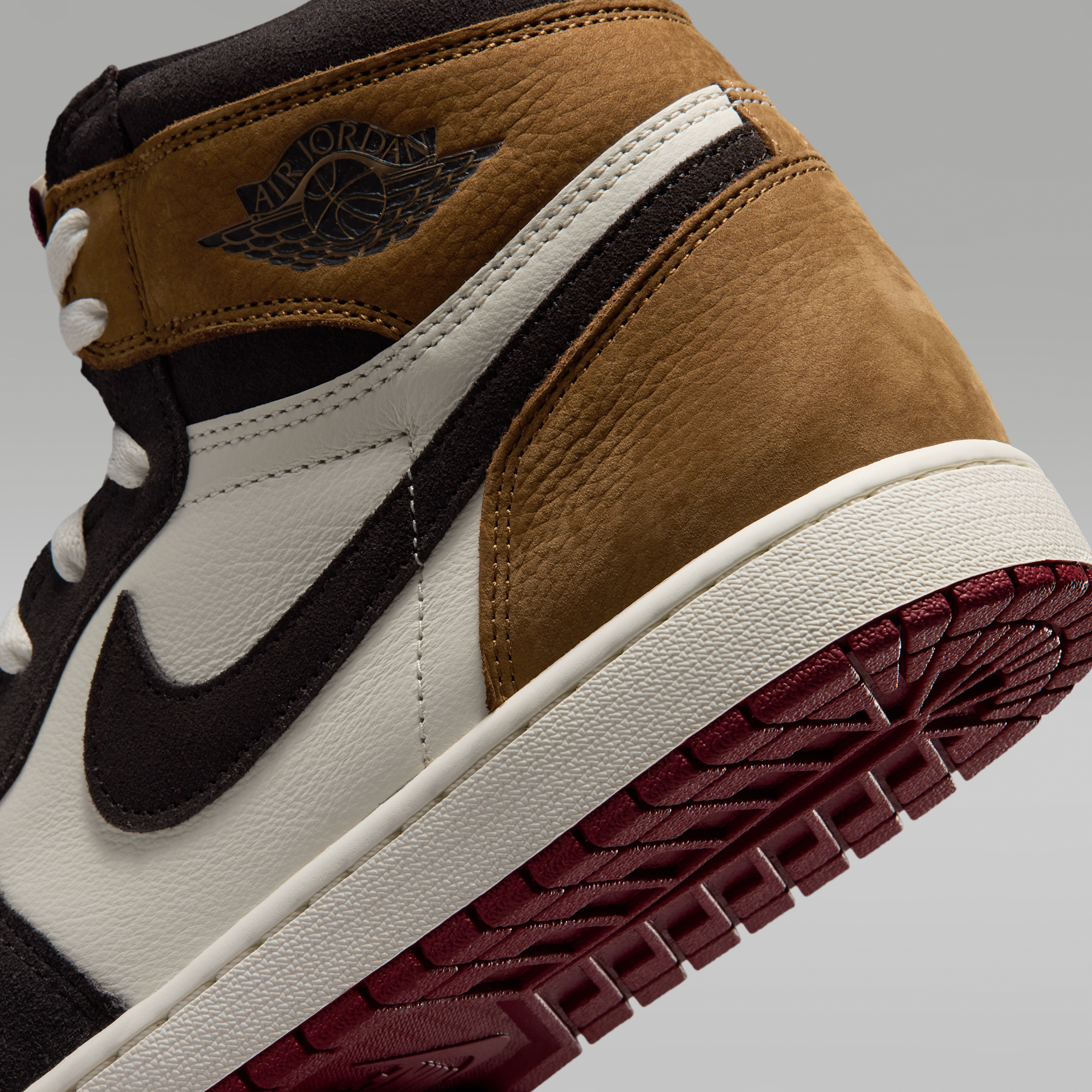 Air Jordan 1 Retro High OG "Love Letter" - Shadow Brown/Light British Tan/Team Red - 8