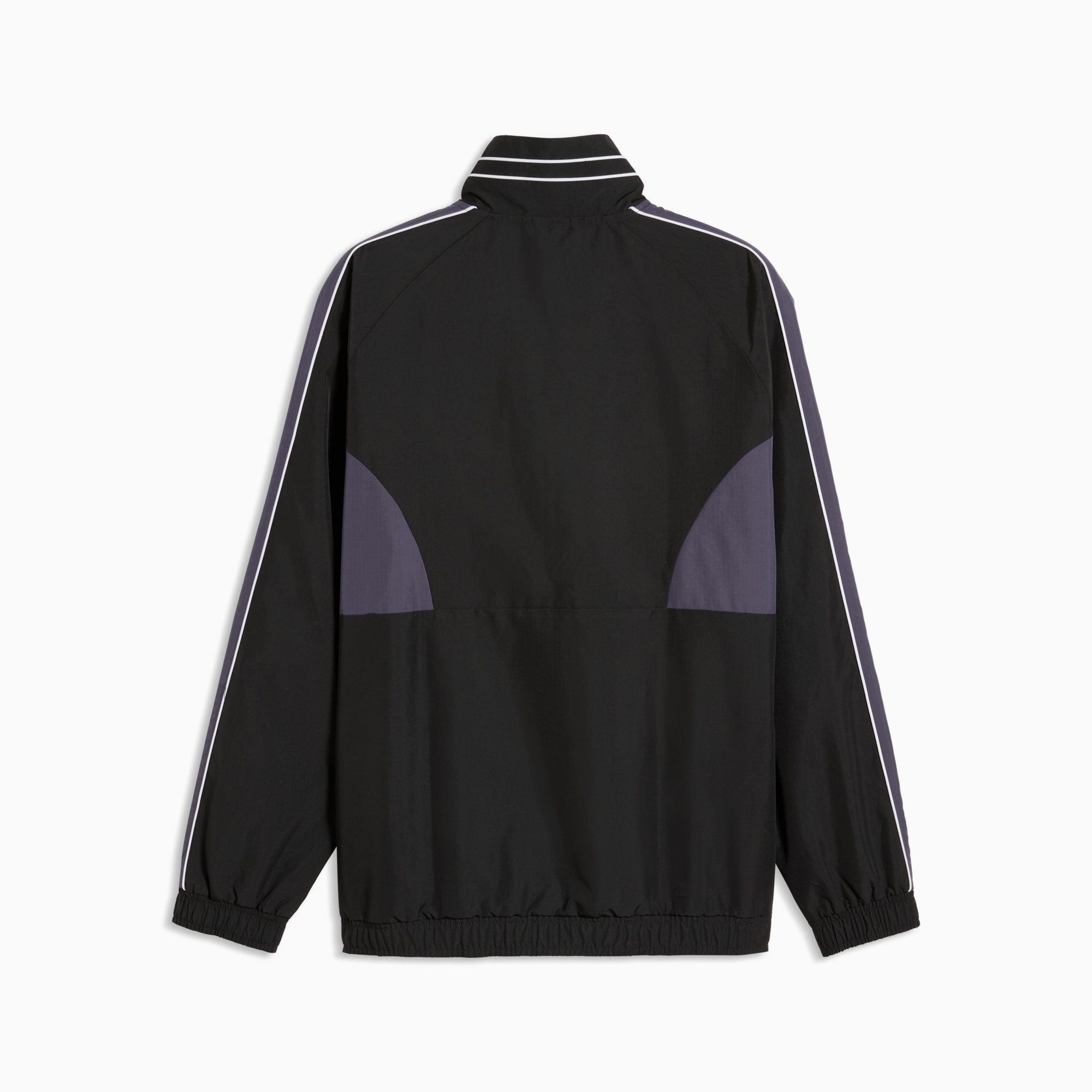T7 Relaxed Gewebte Trainingsjacke Herren - PUMA Black