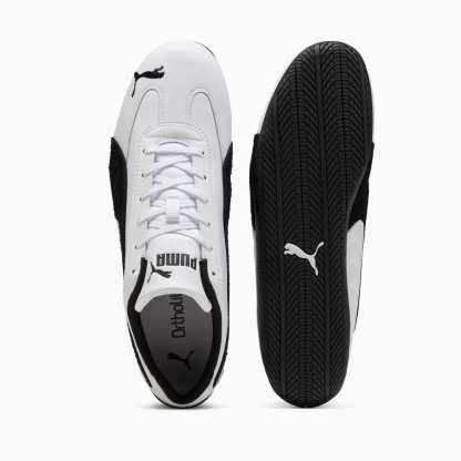 Speedcat Leather Sneakers Unisex - PUMA White-PUMA Black