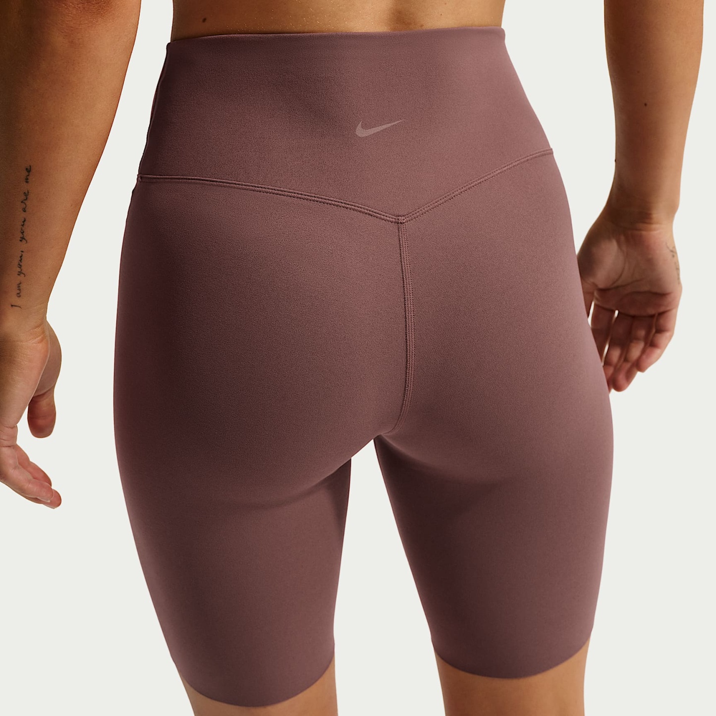 Nike Zenvy - Nike Zenvy Bike Shorts mit hohem Taillenbund (Damen, ca. 20,5 cm)
