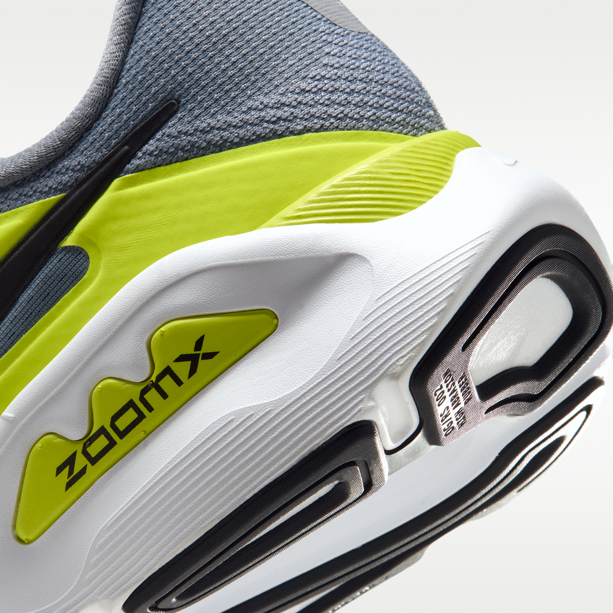 Nike Structure Plus - Cool Grey/Lemon Venom/Λευκό/Μαύρο - 8