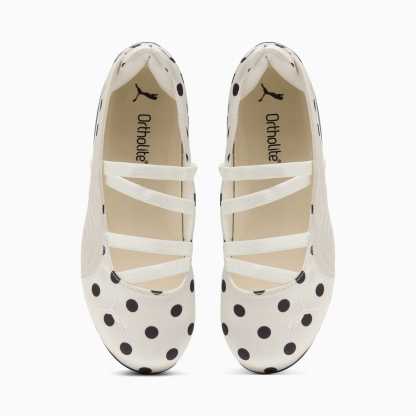 Speedcat Ballet Polka Dot II Sneakers Damen - Warm White-PUMA Black