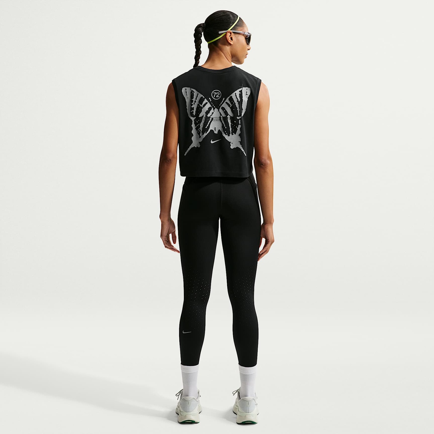 Nike Swift Butterfly - Nike Swift Butterfly Ärmelloses Dri-FIT Laufshirt (Damen)