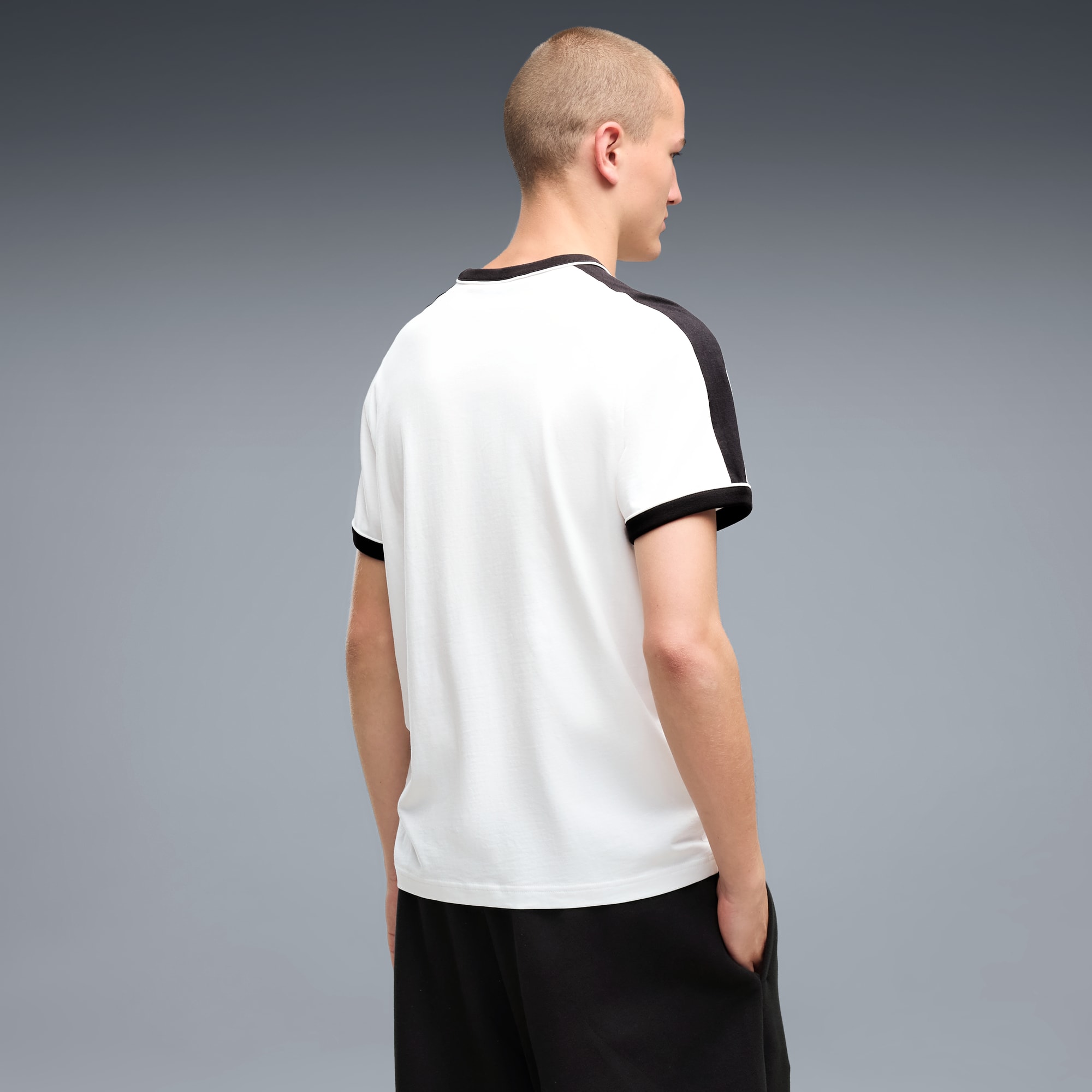 T7 Love Of The Cat Ringer T-Shirt Herren - PUMA White