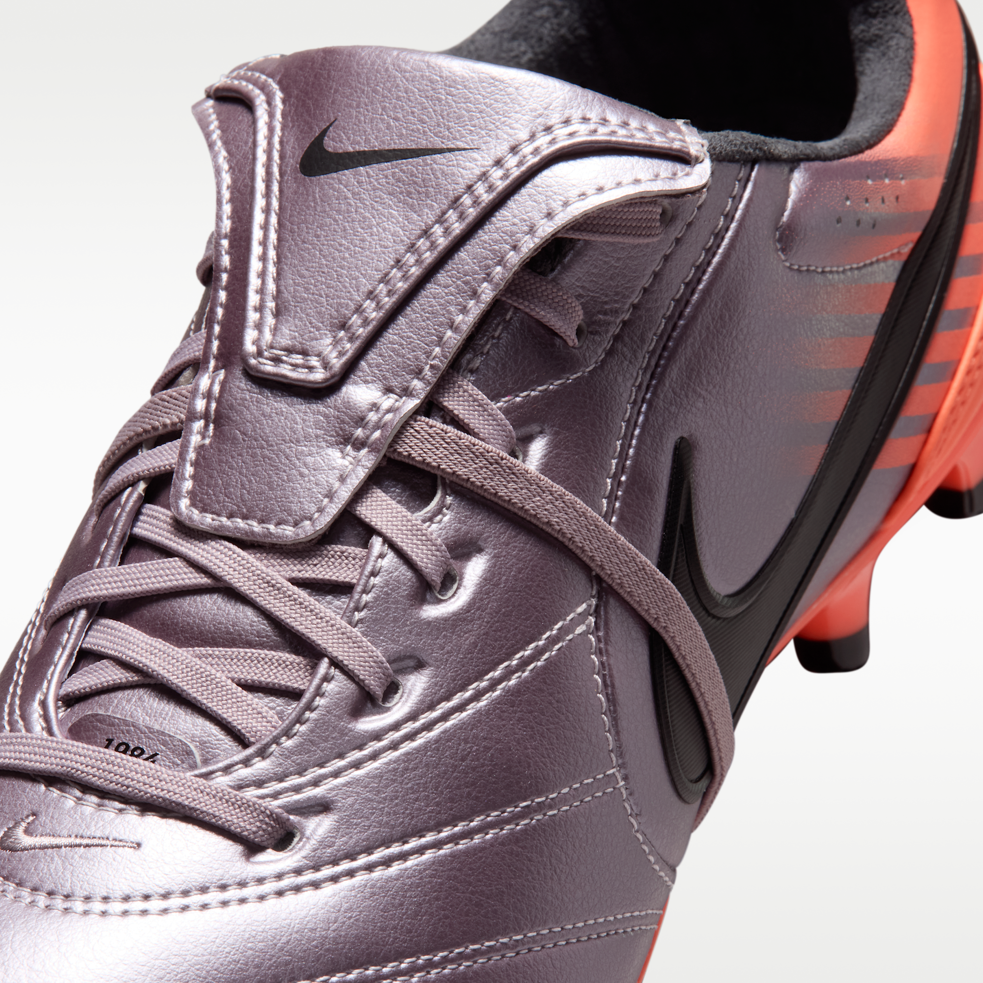 Nike Tiempo Ligera Pro - Bleached Lilac/Total Orange/Μαύρο - 8