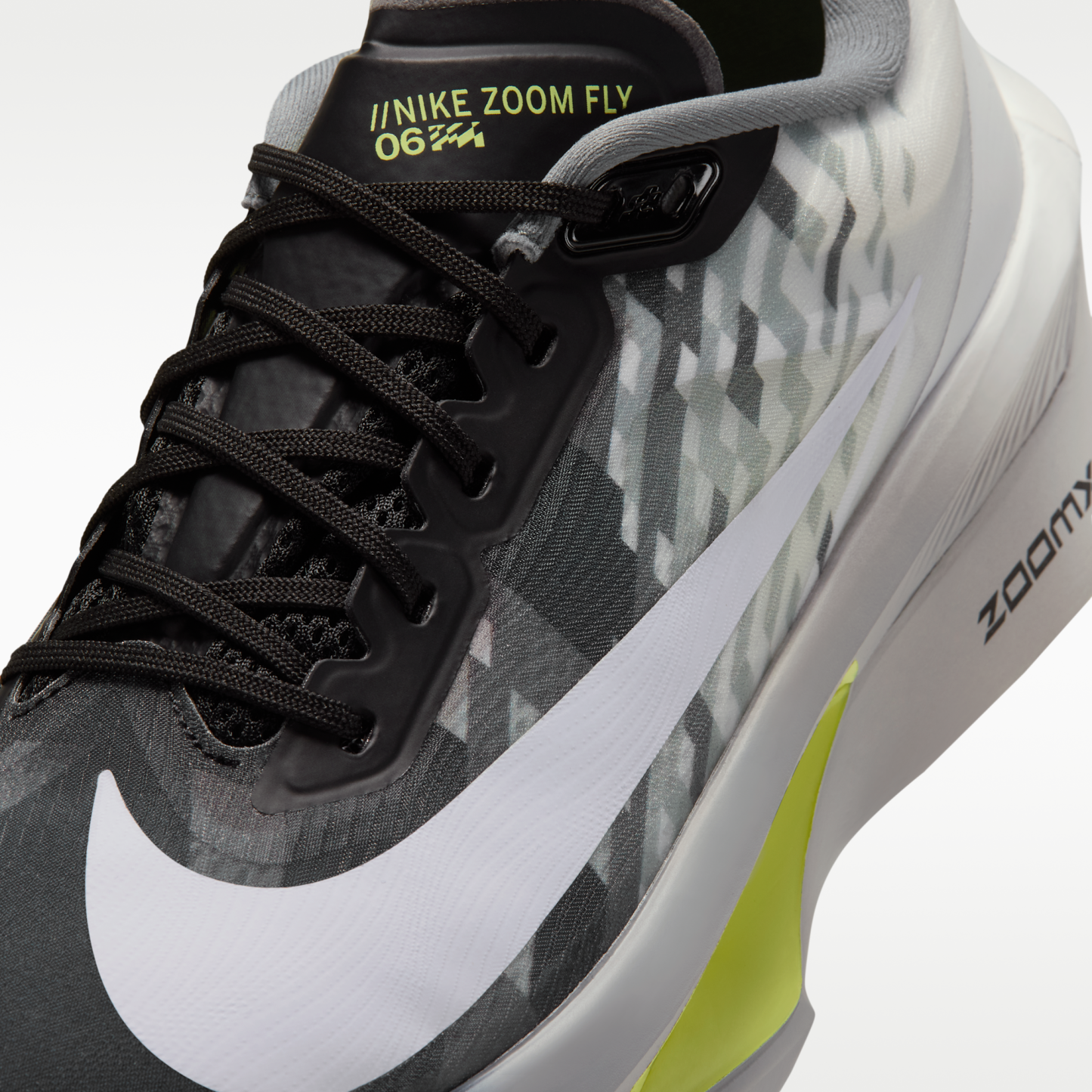 Nike Zoom Fly 6 - Μαύρο/Smoke Grey/Grey Fog/Λευκό - 7