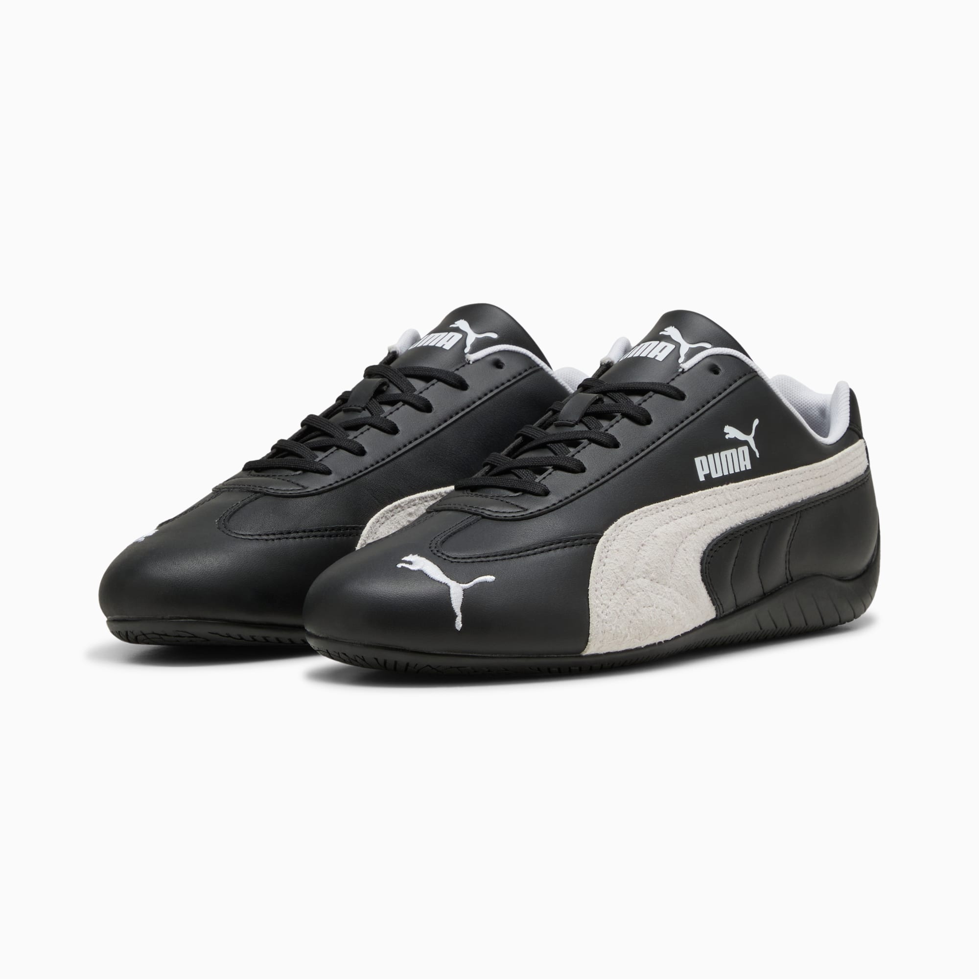 Speedcat Leather Sneakers Unisex - PUMA Black-PUMA White