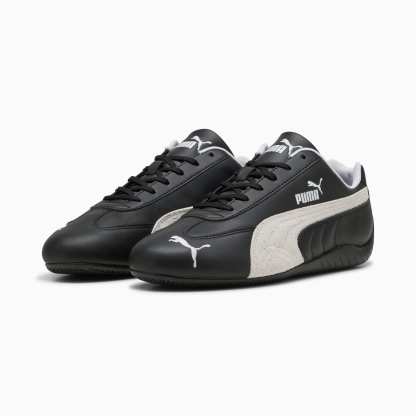 Speedcat Leather Sneakers Unisex - PUMA Black-PUMA White