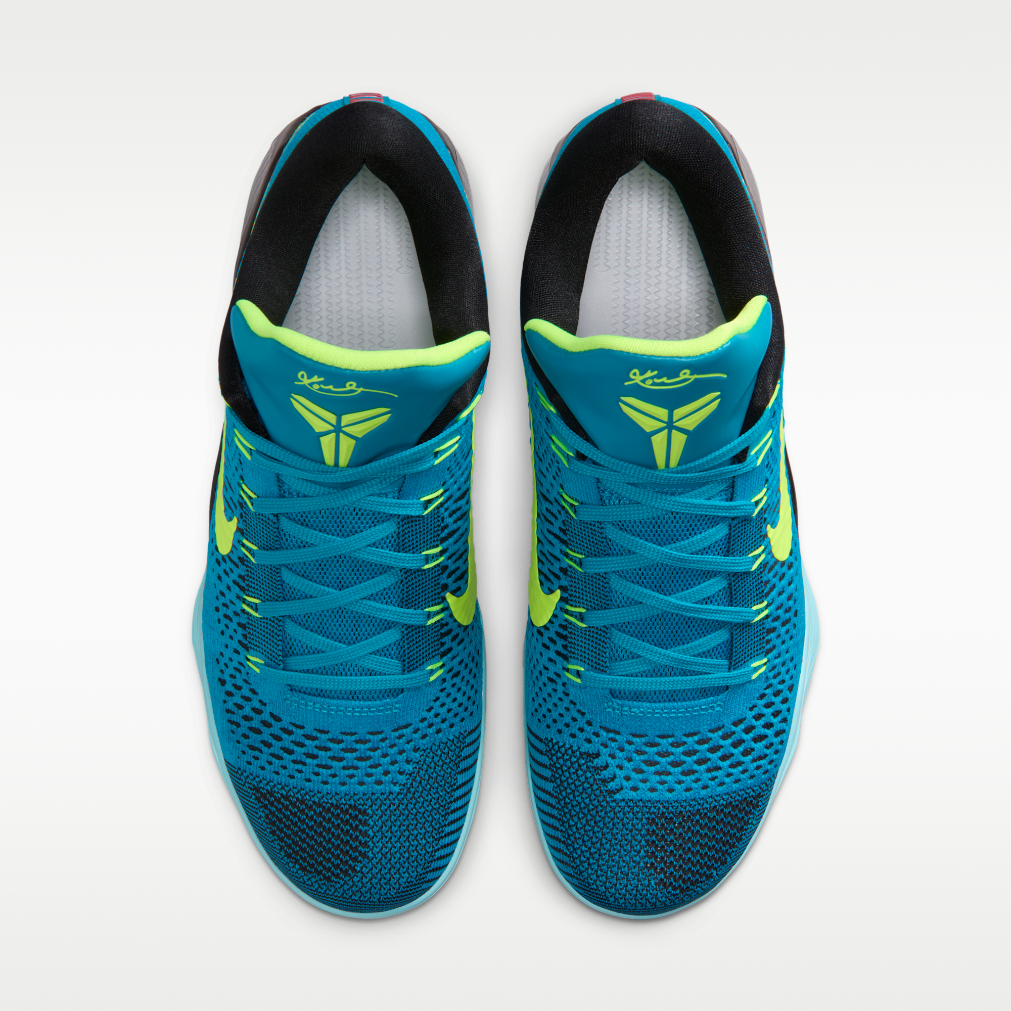 Kobe IX Elite Low Protro - Neo Turquoise/Volt - 4