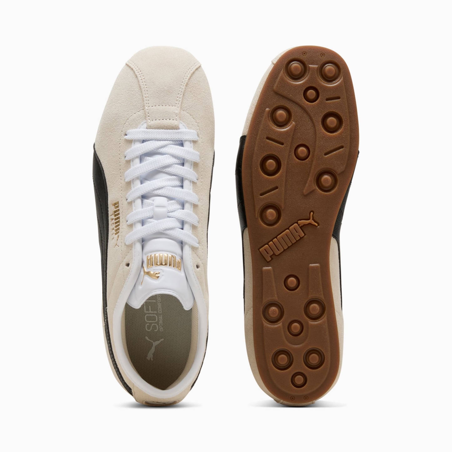 PUMA Tackle Sneakers Unisex - Alpine Snow-PUMA Black-Gum