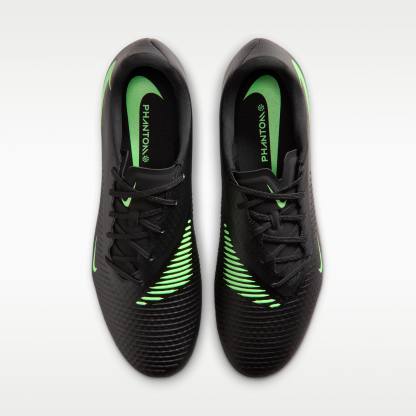 Nike Phantom 6 Low Academy - Μαύρο/Μαύρο/Illusion Green (HJ4564-001) - 4