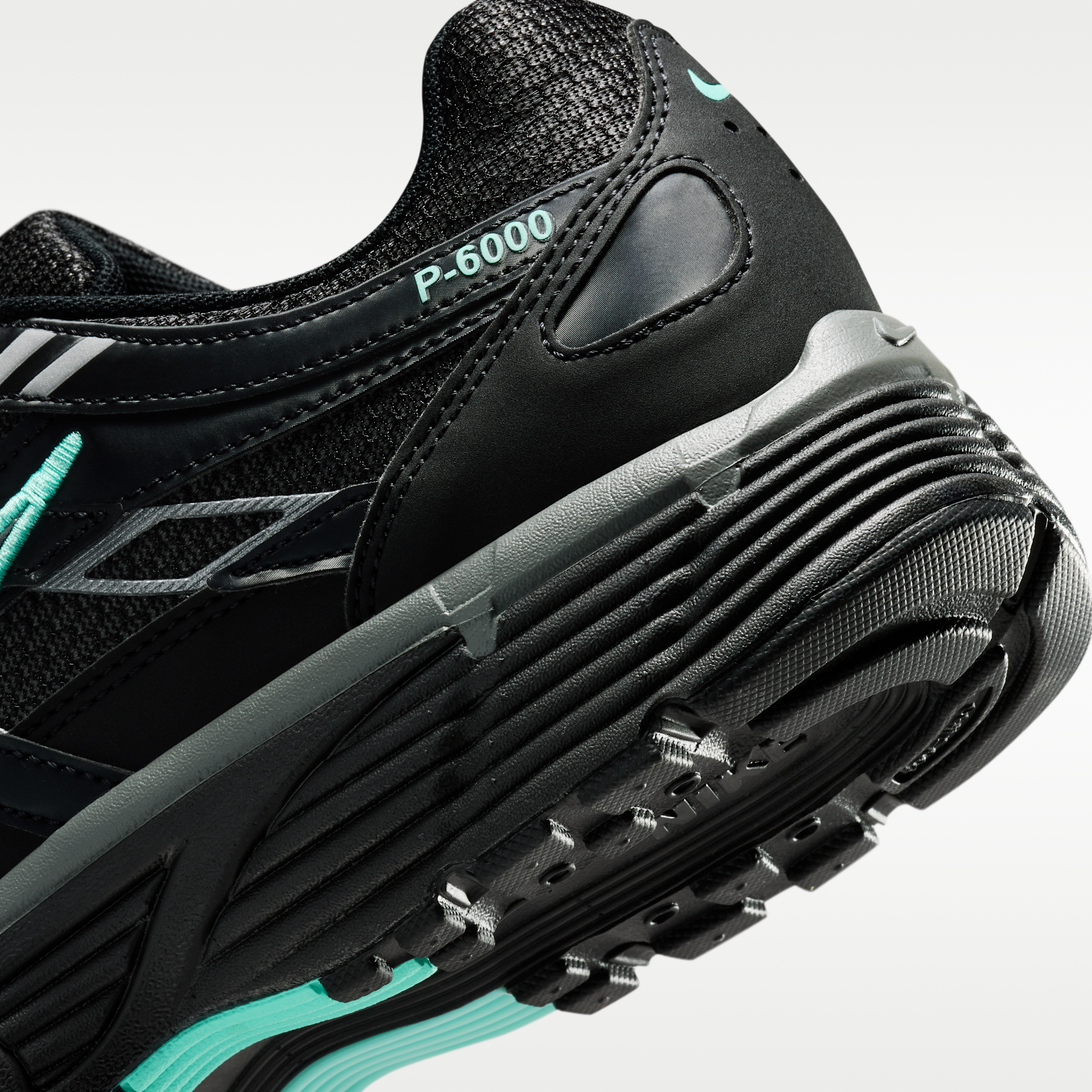 Nike P-6000 - Μαύρο/Hyper Turquoise/Cool Grey/Metallic Cool Grey - 8