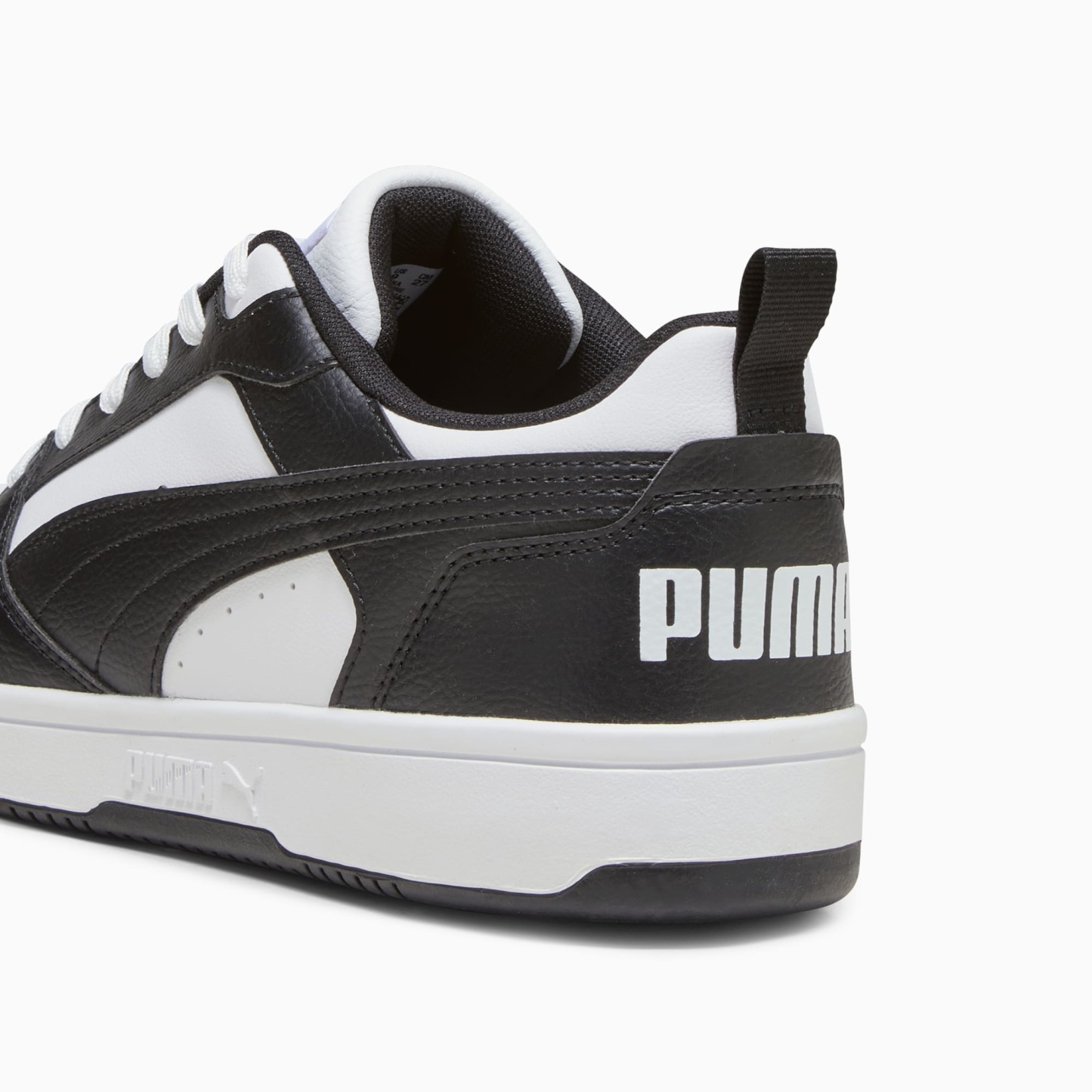 Rebound V6 Low Sneakers - PUMA White-PUMA Black-PUMA White