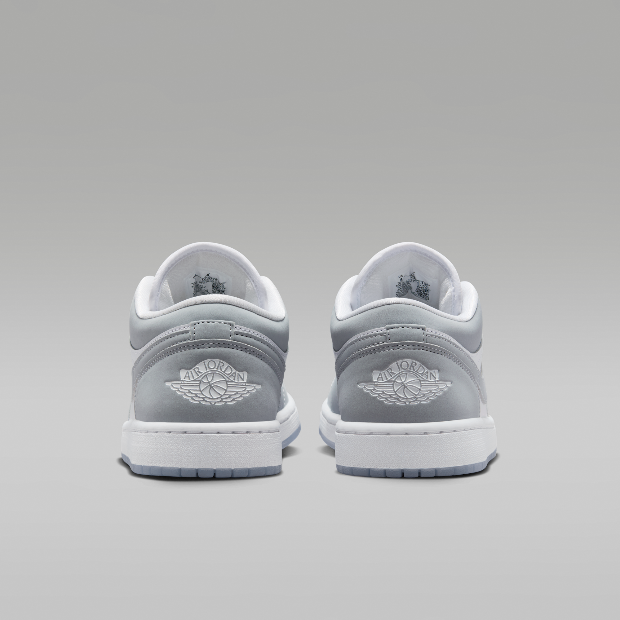 Air Jordan 1 Low - Λευκό/Aluminum/Wolf Grey - 6