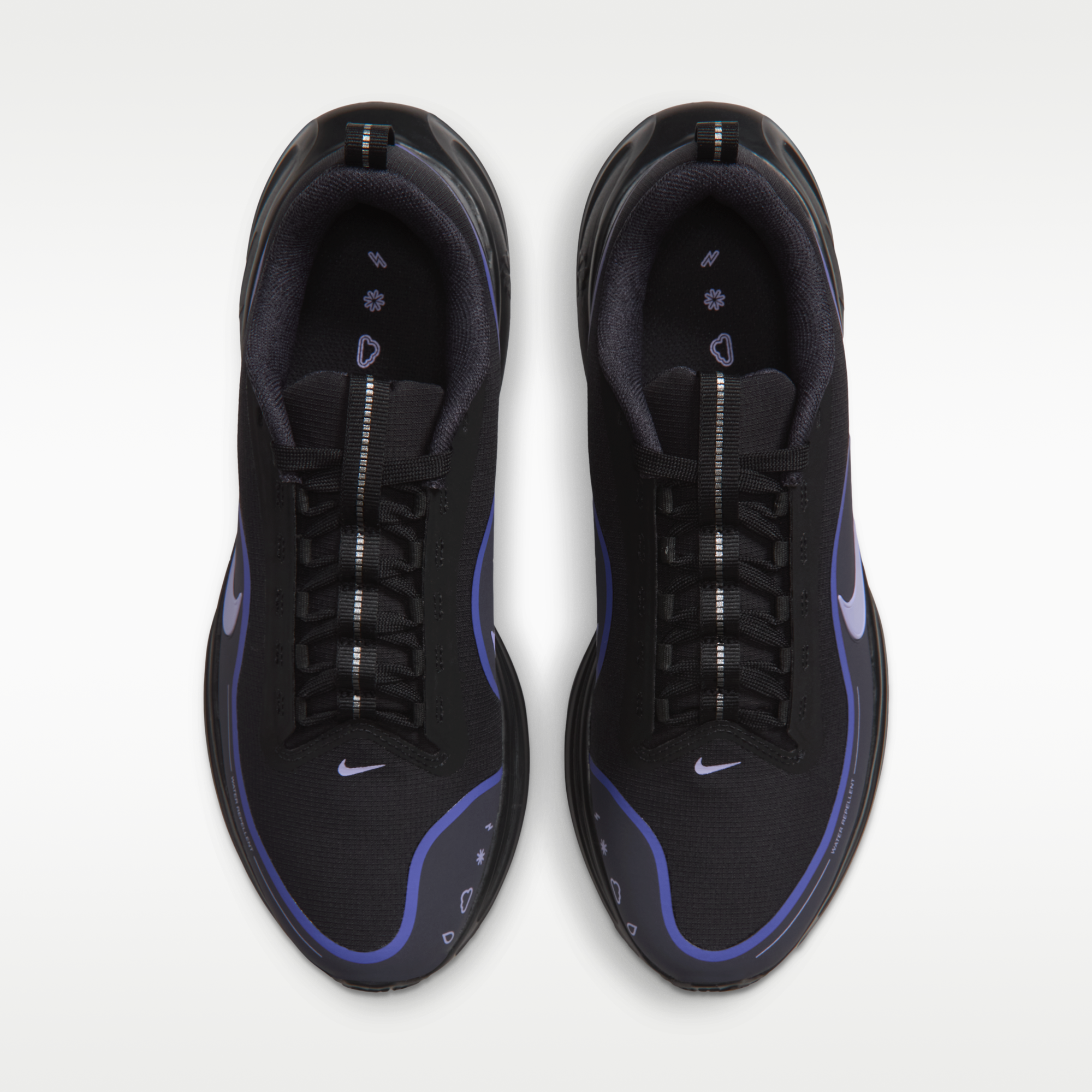 Nike Revolution 8 Utility - Μαύρο/Persian Violet/Gridiron/Purple Pulse - 4