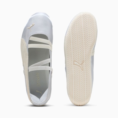 Speedcat Satin Ballet Sneakers Damen - Silver Mist-Warm White