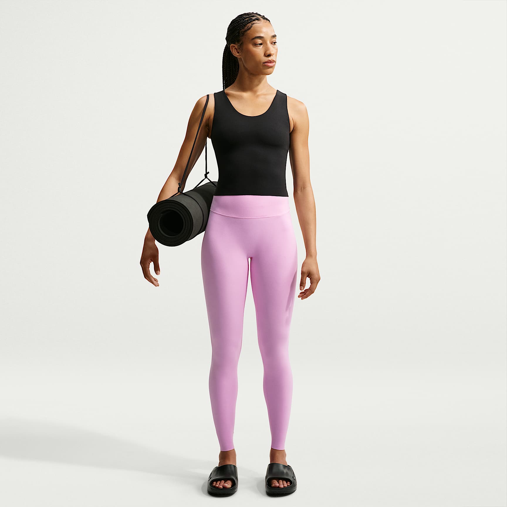 Nike Zenvy - Nike Zenvy Leggings in voller Länge mit hohem Bund und ohne Frontnaht (Damen)