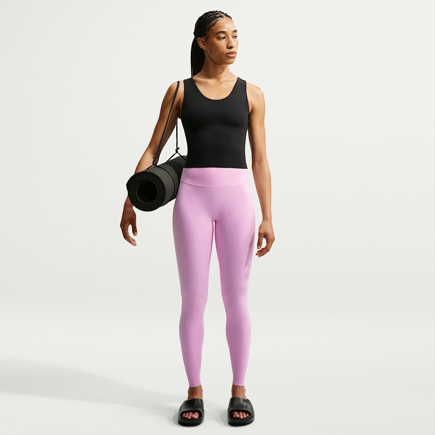 Nike Zenvy - Nike Zenvy Leggings in voller Länge mit hohem Bund und ohne Frontnaht (Damen)