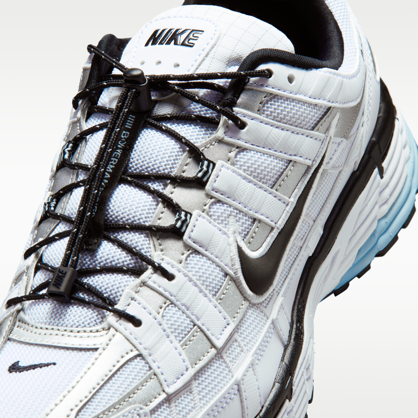Nike P-6000 - Λευκό/Light Armory Blue/Metallic Silver/Μαύρο - 7