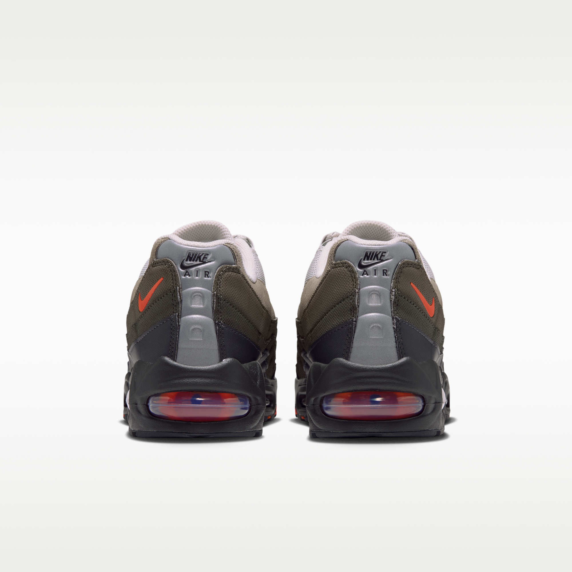 Nike Air Max 95 Big Bubble - Light Bone/Anthracite/Dark Loden/Safety Orange - 6