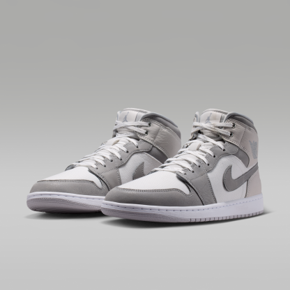 Air Jordan 1 Mid SE - Summit White/Phantom/Sail/Light Smoke Grey - 5