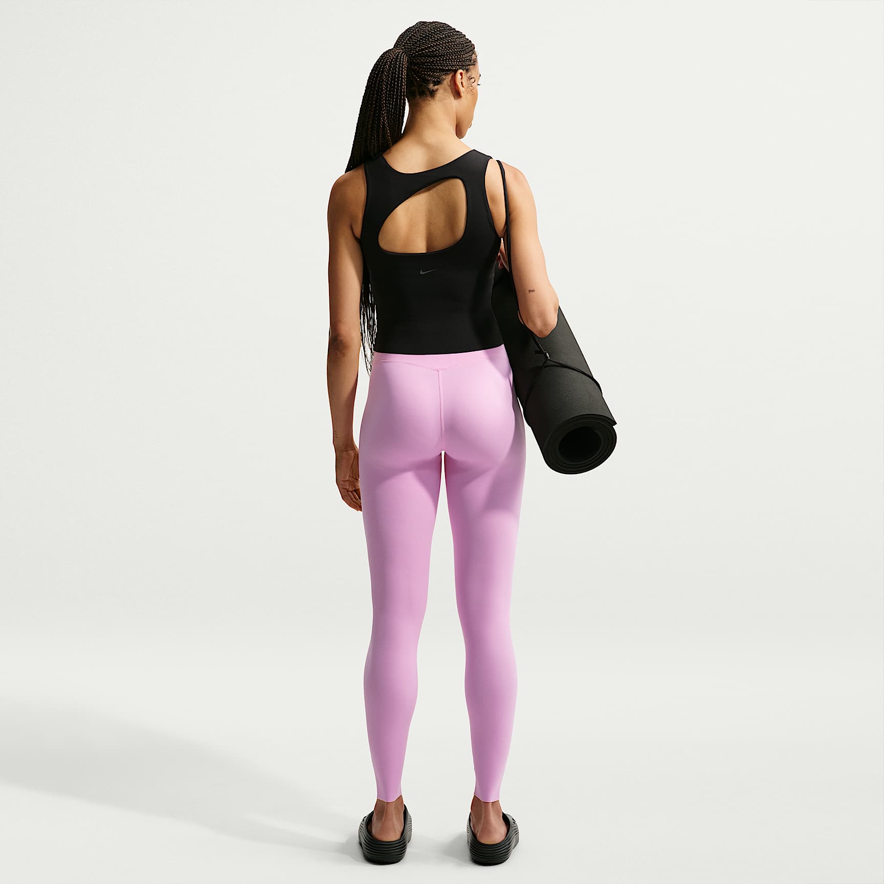 Nike Zenvy - Nike Zenvy Leggings in voller Länge mit hohem Bund und ohne Frontnaht (Damen)