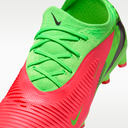 Nike Phantom 6 Low Pro "Erling Haaland" - Hot Punch/Green Strike/Μαύρο - 8