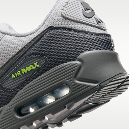 Nike Air Max 90 Premium - Light Smoke Grey/Smoke Grey/Volt/Iron Grey - 8