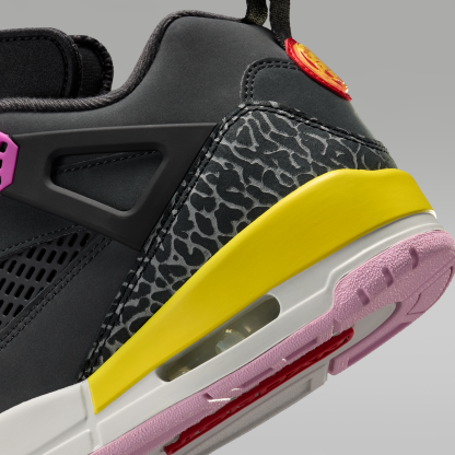 Jordan Spizike Low - Anthracite/Μαύρο/Wolf Grey/University Red - 8