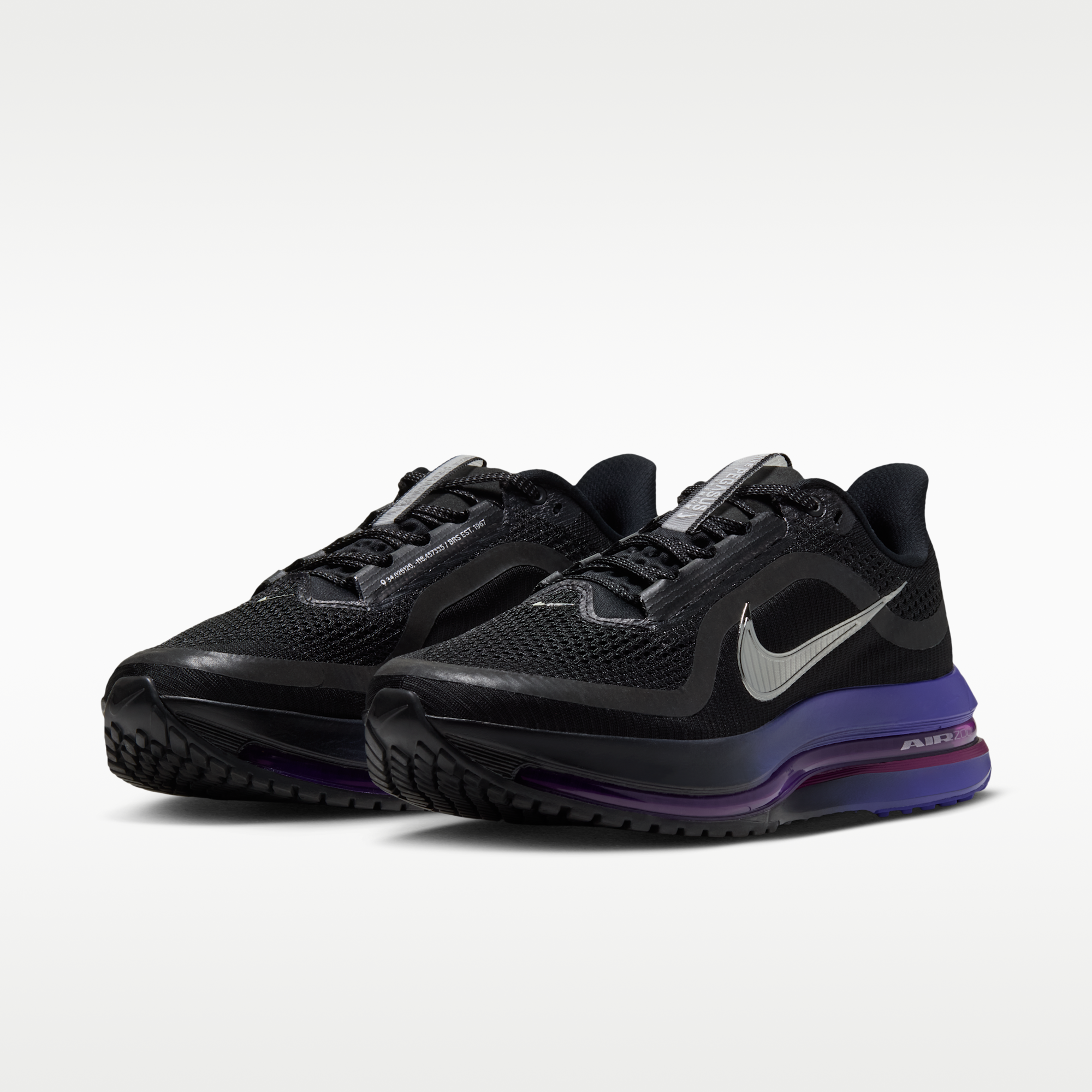 Nike Pegasus Premium - Μαύρο/Dark Concord/True Berry/Metallic Silver - 5