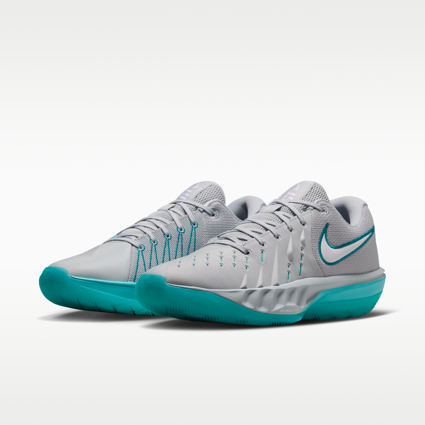 Nike G.T. Cut Academy 2 - Wolf Grey/Dusty Cactus/Bright Spruce/Λευκό - 5