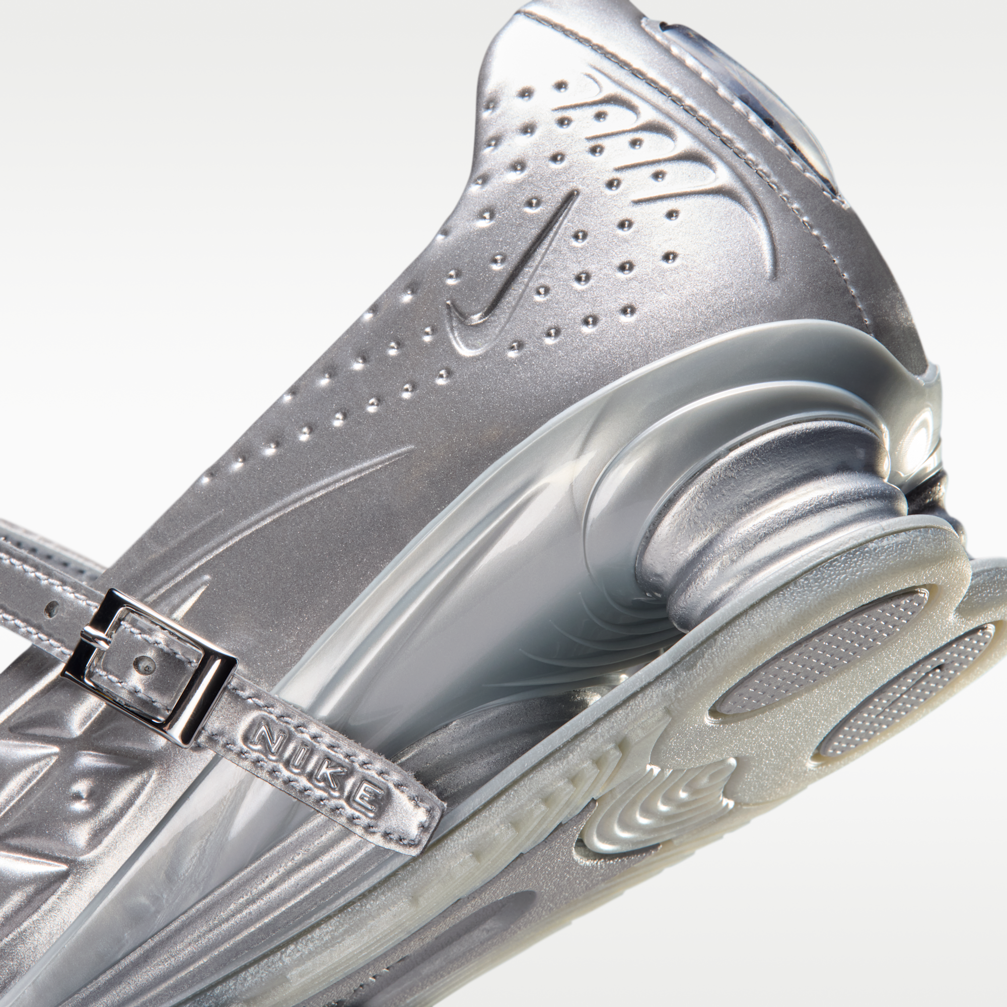 Nike Shox Z Calistra - Metallic Silver/Flat Silver/Metallic Silver - 8