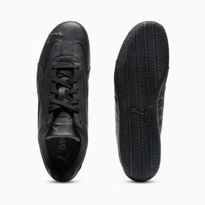 Speedcat Full Leather Sneakers Unisex - PUMA Black-Shadow Gray
