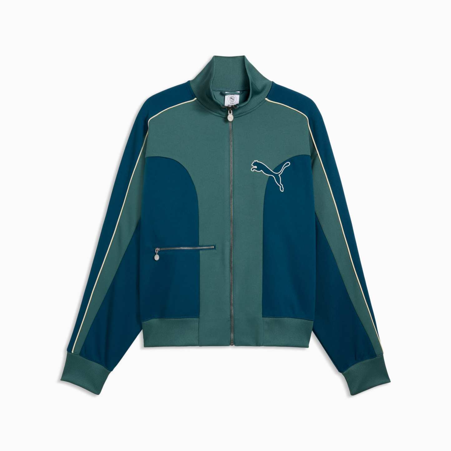 T7 Love Of The Cat Relaxed Trainingsjacke Herren - Midnight Petrol-Herb Garden